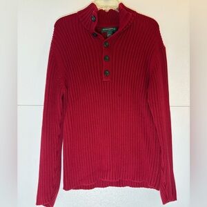 Banana Republic Men's Crimson Crewneck Sweater Size‎ Large